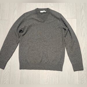 Everlane Men's Cashmere Charcoal Crewneck Sweater